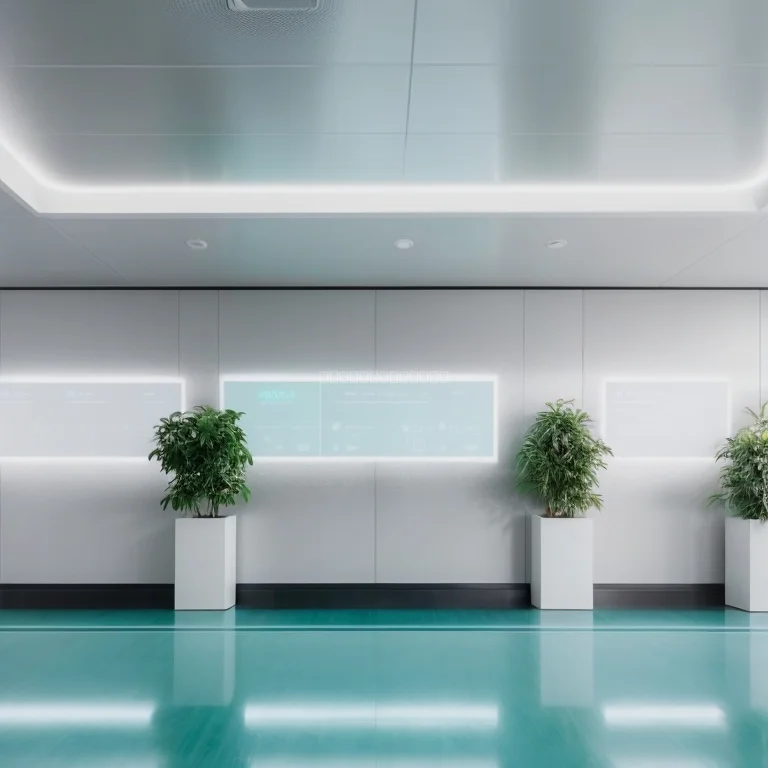 Visualisierung eines KI-gesteuerten Lüftungssystems